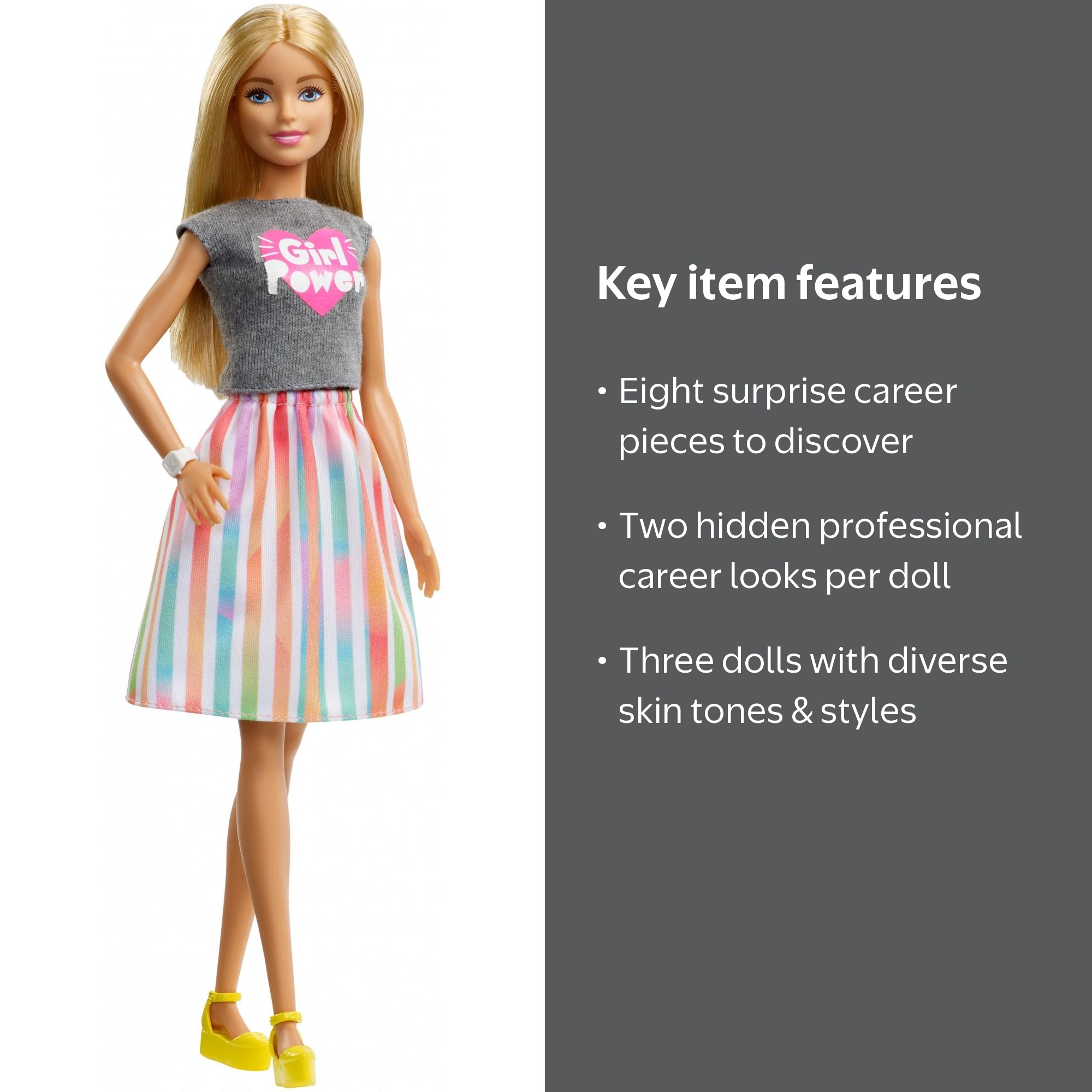 Barbie Careers Surprise Closet Doll & Accessories, Blonde