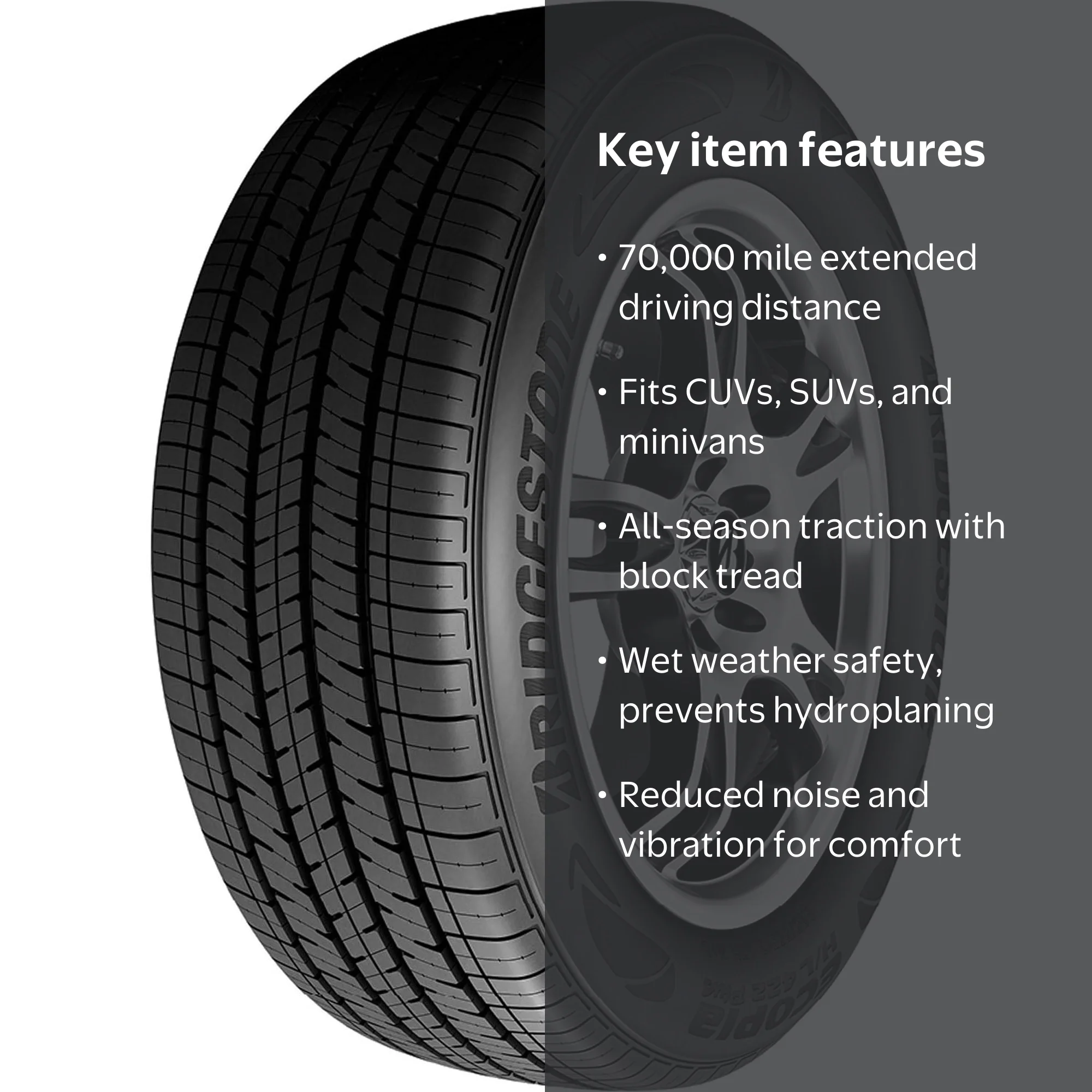 Bridgestone Ecopia H/L 422 Plus All Season 225/65R17 102H