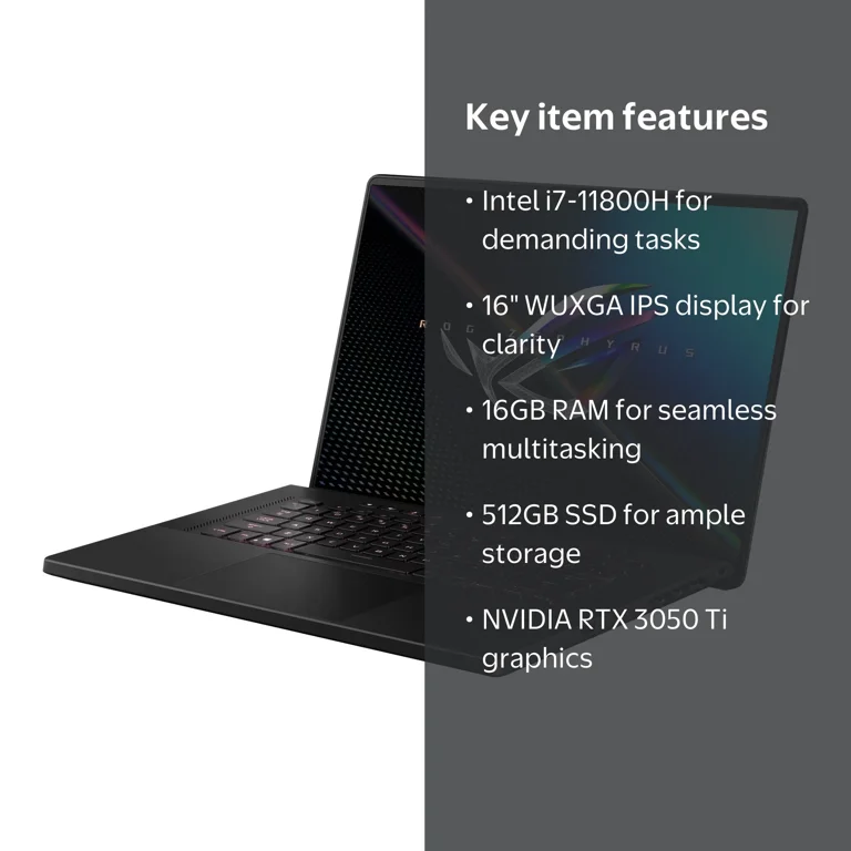 ASUS ROG Gaming Laptop Zephyrus M16 GU603HE-211.ZM16 - Intel Core