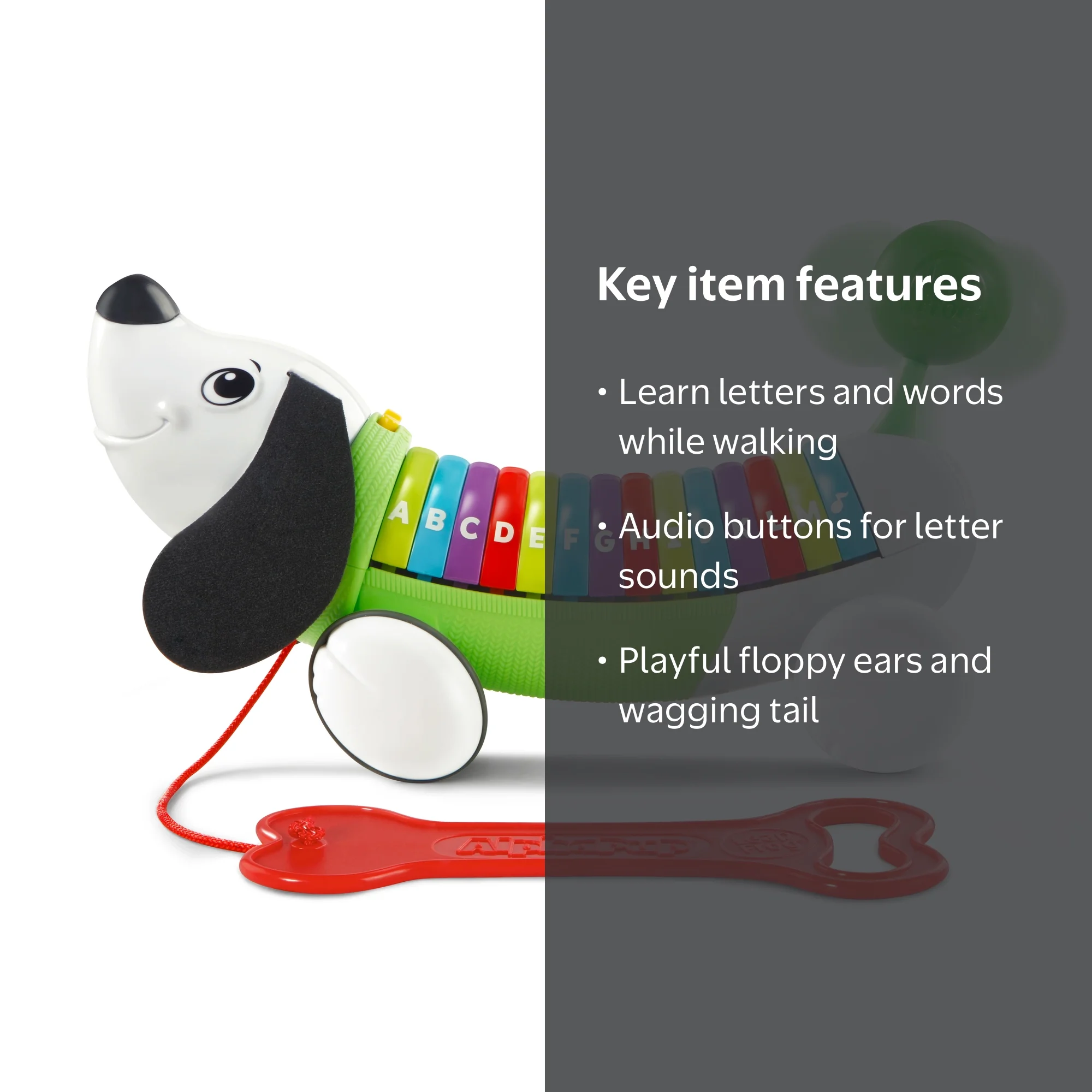 LeapFrog, AlphaPup, Green, Interactive Learning Toy for Toddlers