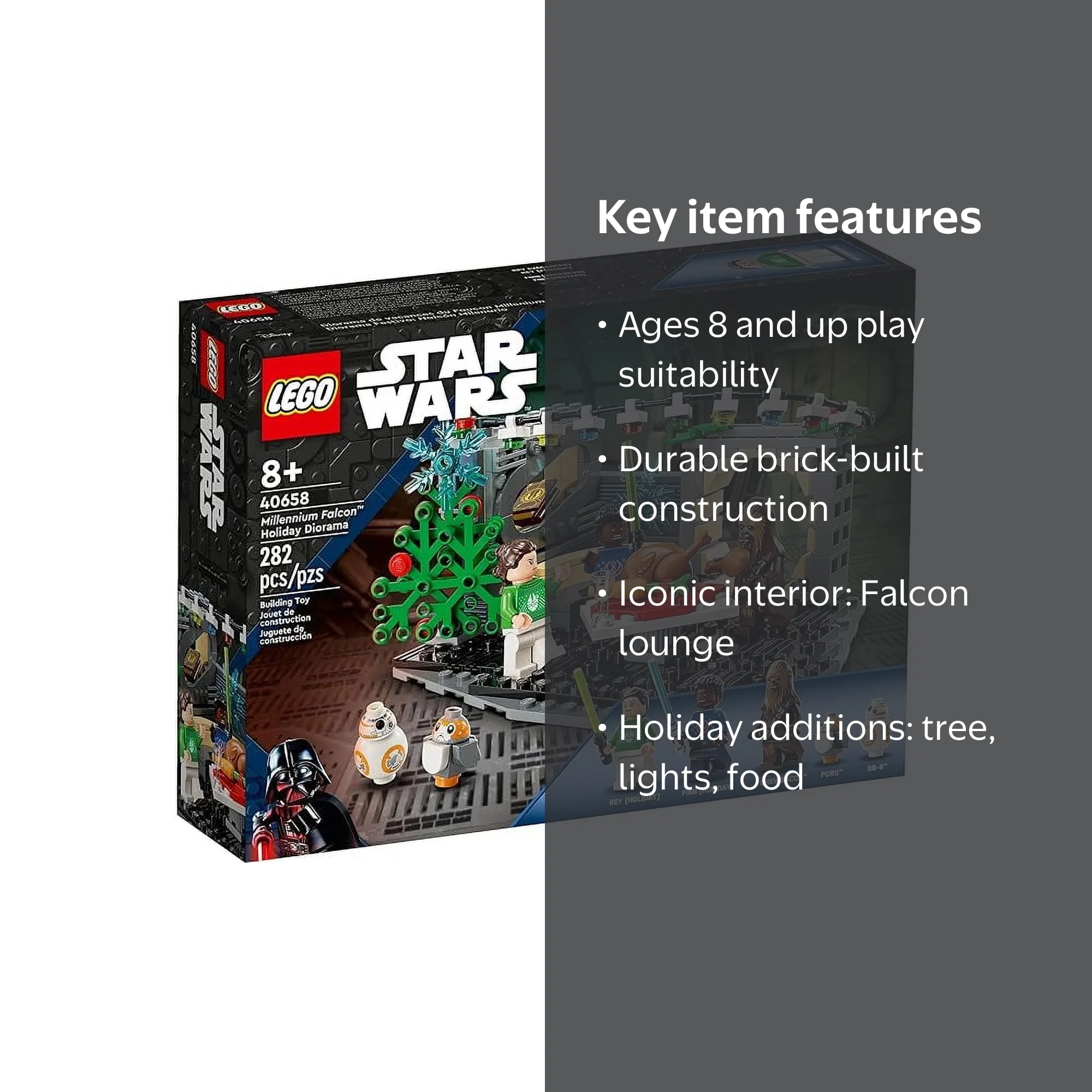 LEGO Star Wars Sets - Millennium Falcon™ Holiday Diorama & Ship