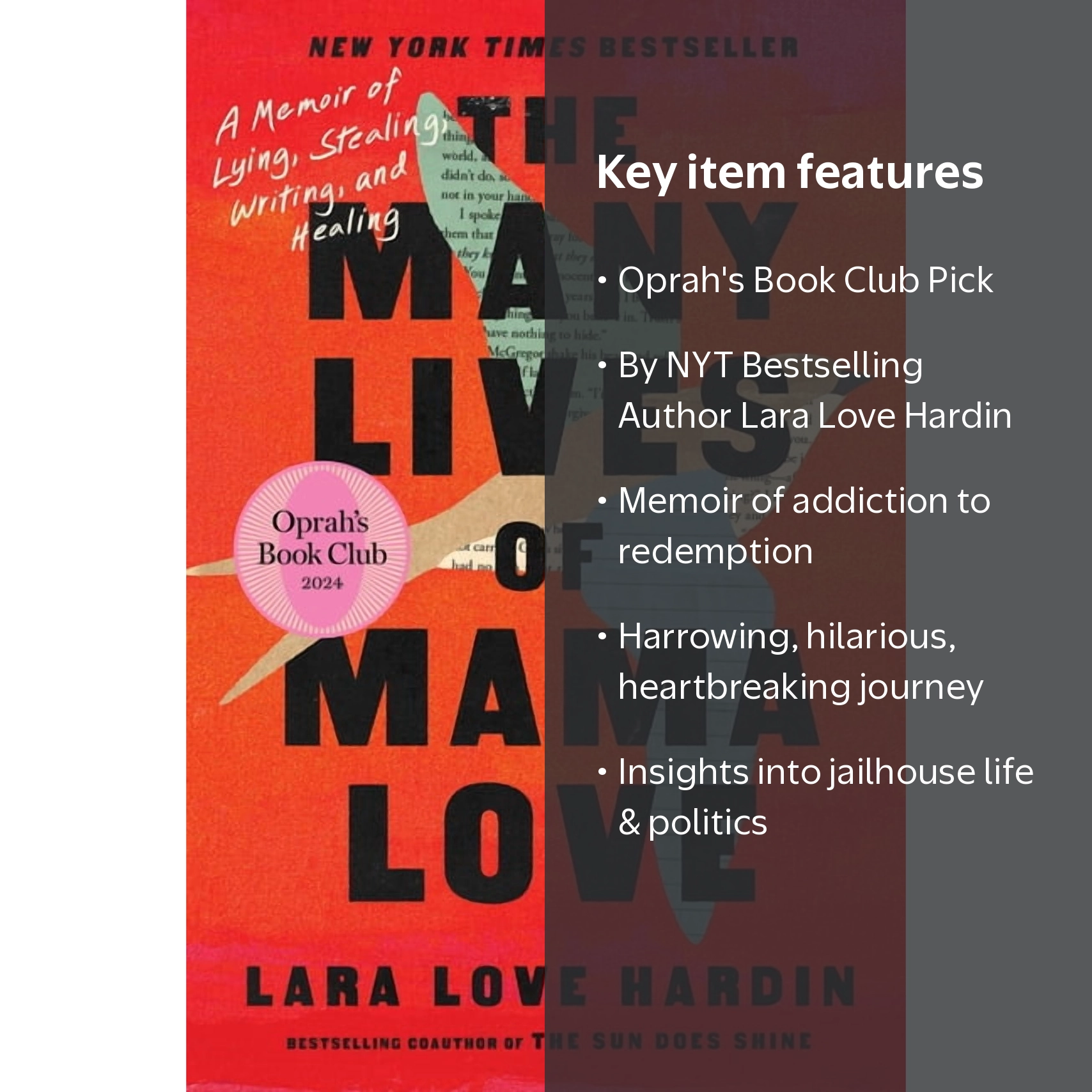 Lara Love Hardin, The Many Lives of Mama Love, Oprah's Book Club