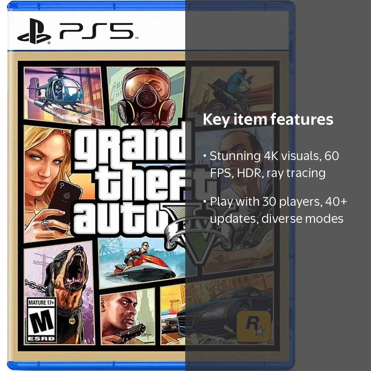 Grand Theft Auto V: GTA New Edition - PlayStation 5 - Walmart.com