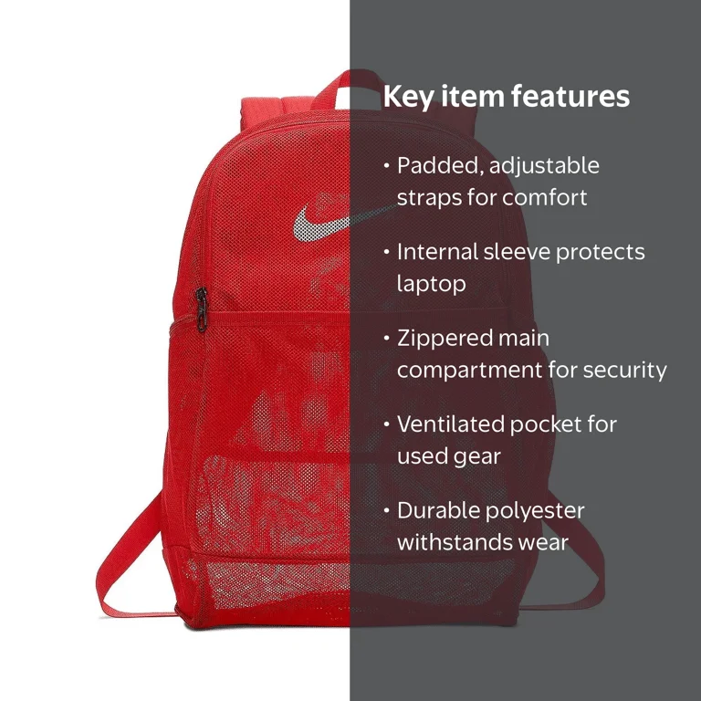 kids red nike backpack x LEGO Heritage Adjustable Shoulder Straps make the bag more Comfortable to carry Throughout the day Nike Backpack Brasilia - University