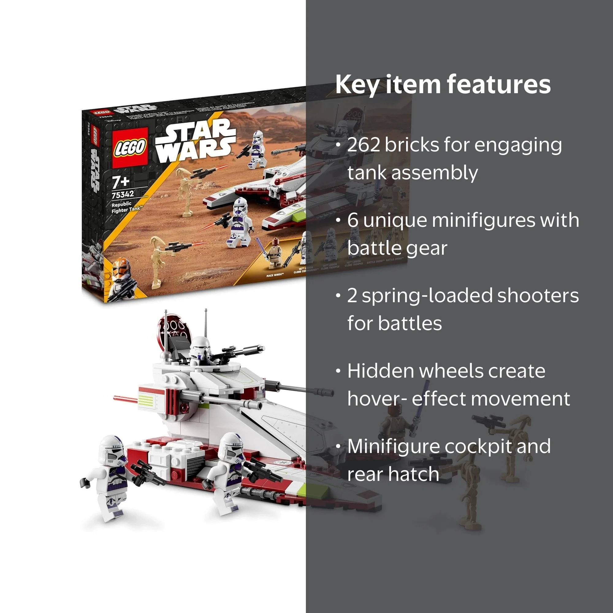LEGO Star Wars Tank 75342 | Learning play sets - Walmart Business
