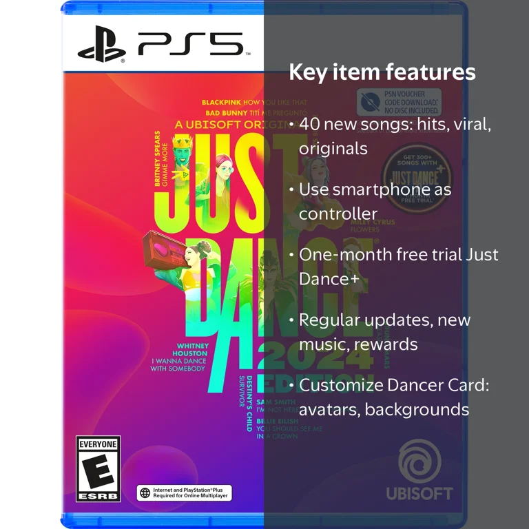 Just Dance 2024 Edition - PS5 Video Game with Controller [Code in