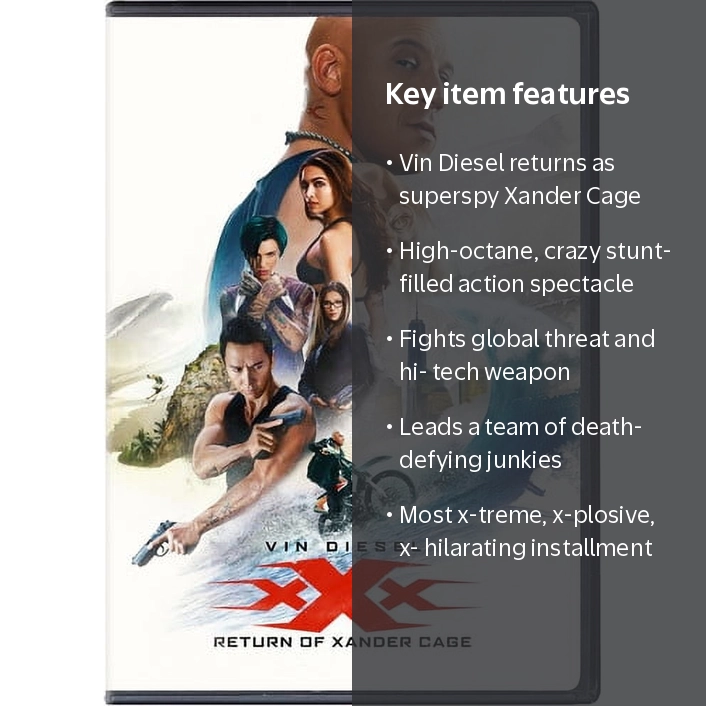 xXx: Return of Xander Cage (DVD) - Walmart.com