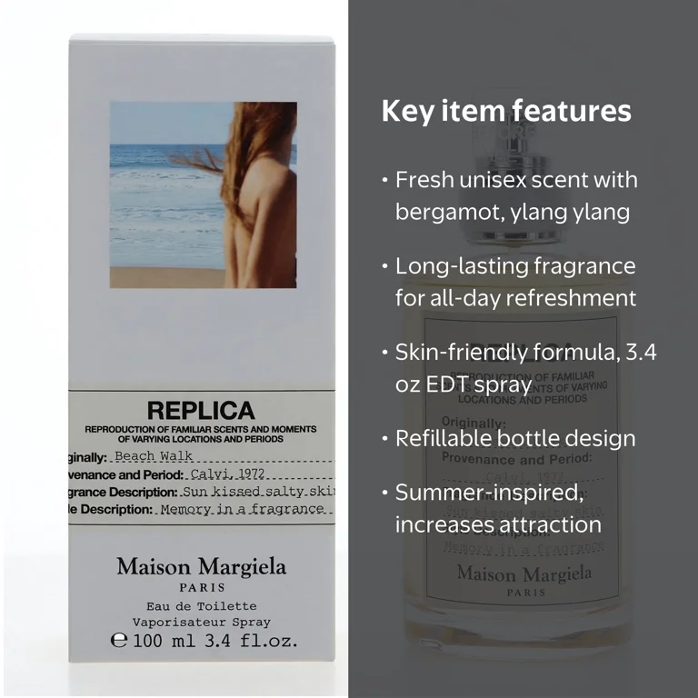 Maison Margiela, Replica Beach Walk, Refillable, 3.4 oz EDT spray