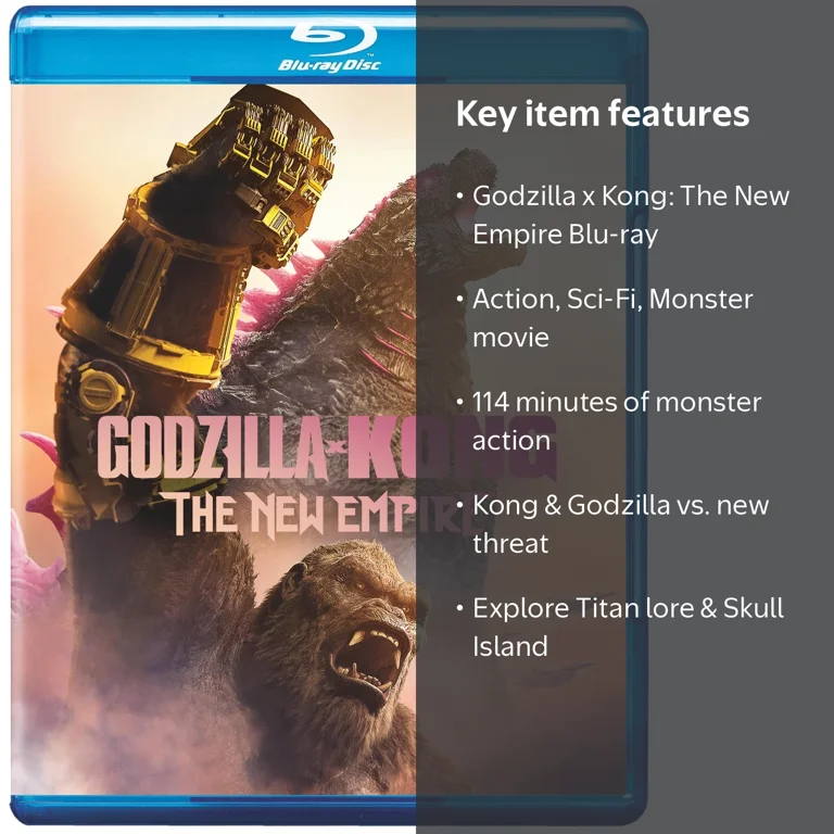 SDS, Godzilla x Kong: The New Empire [Blu-ray], Action Sci-Fi