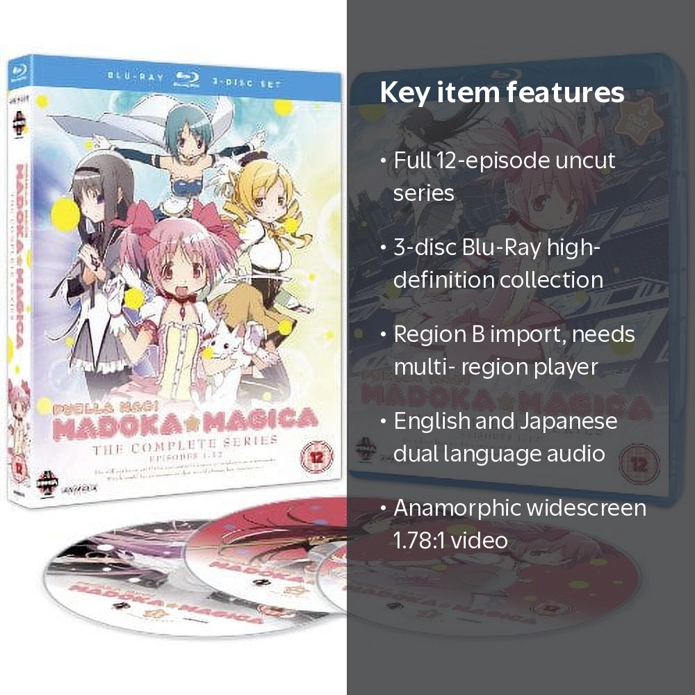 Puella Magi Madoka Magica - Complete Series - 3-Disc Set ( Maho
