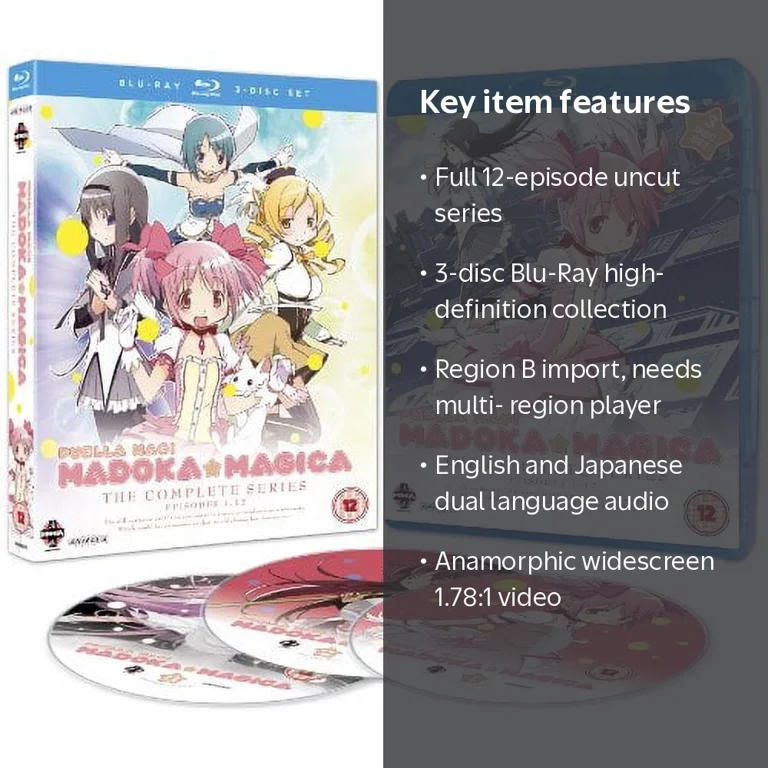 Puella Magi Madoka Magica - Complete Series - 3-Disc Set ( Maho