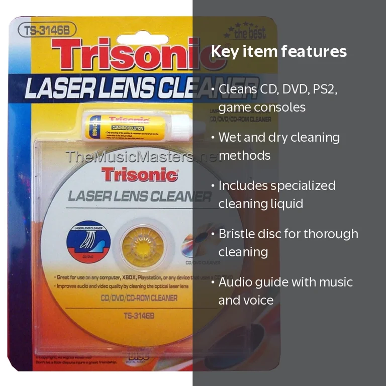 ATB, DVD VCD CD-ROM Lens Cleaner Kit, Included Cleaning Fluid