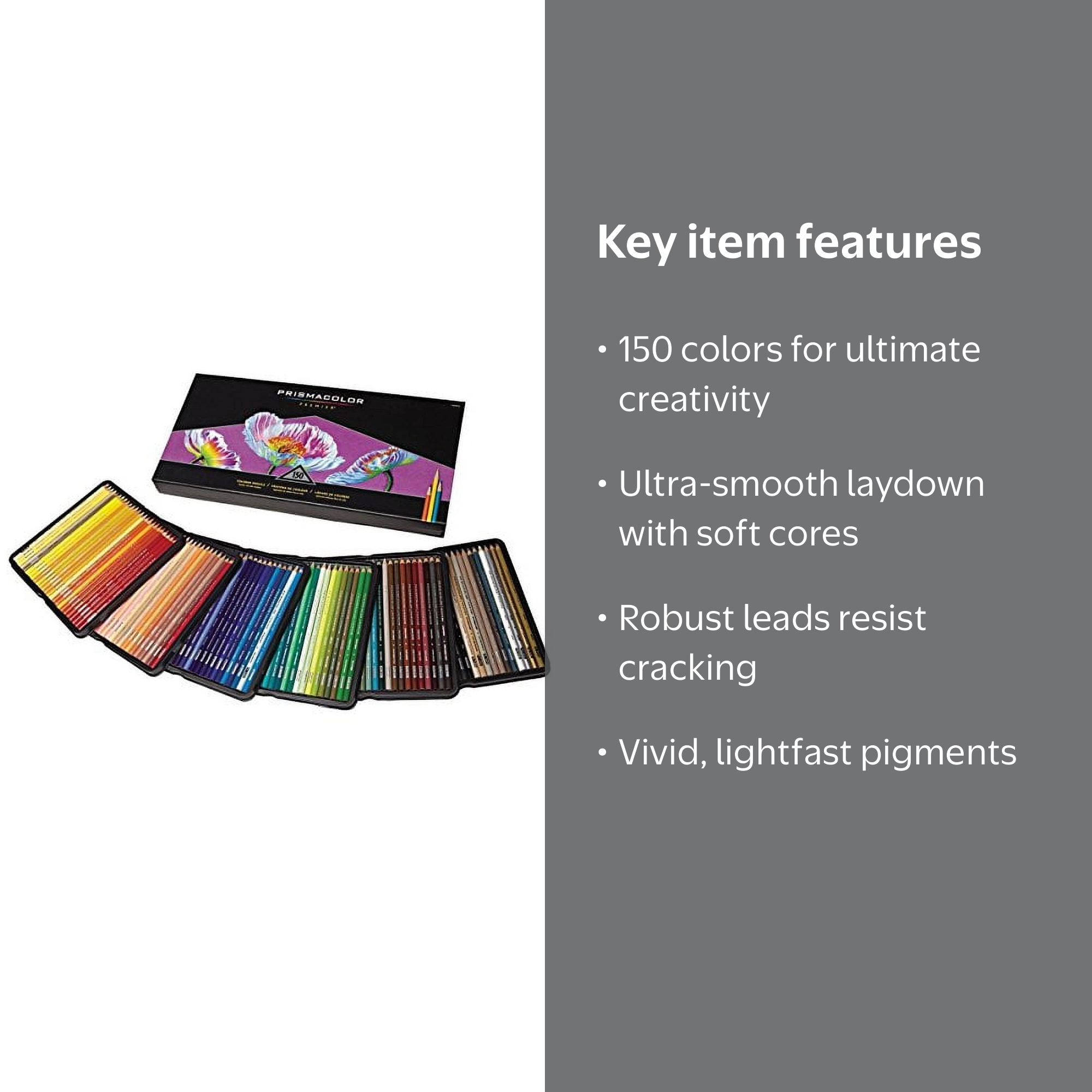 Prismacolor Premier Artist Grade Drawing Colored Pencils, Soft