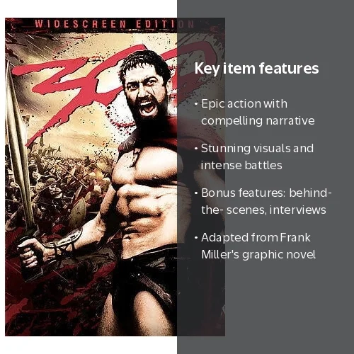 300 (DVD) (Widescreen Edition) [2007] (English) - Walmart.com