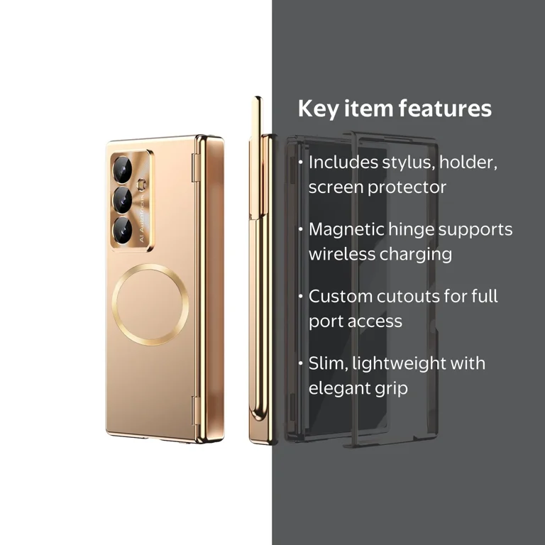 Galaxy Z Fold 7 Case with Screen Protector & Stylus - TECH CIRCLE