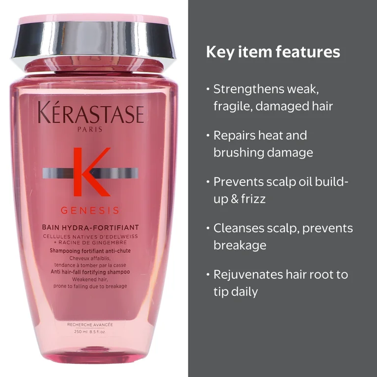 Kerastase Genesis Bain Hydra-Fortifant Shampoo 8.5 oz - Premium