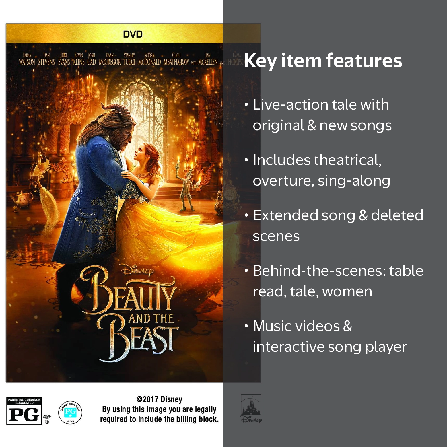 Buena Vista Home Entertainment, DVD, Beauty And The Beast Live