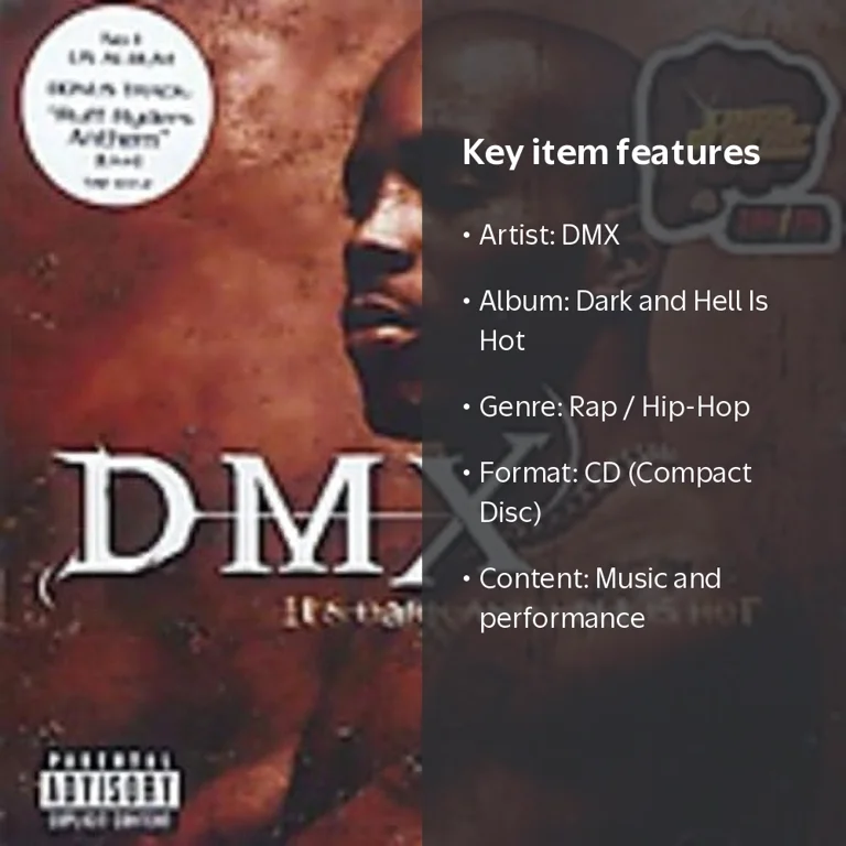 DMX - Dark and Hell Is Hot - Music & Performance - CD - Walmart.com