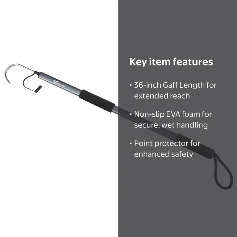 Tsunami Aluminum Handle Gaff - Resistant & Razor Sharp Hook