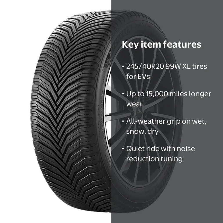 Michelin CrossClimate 2 245/40R20 99W XL Tire - Walmart.com