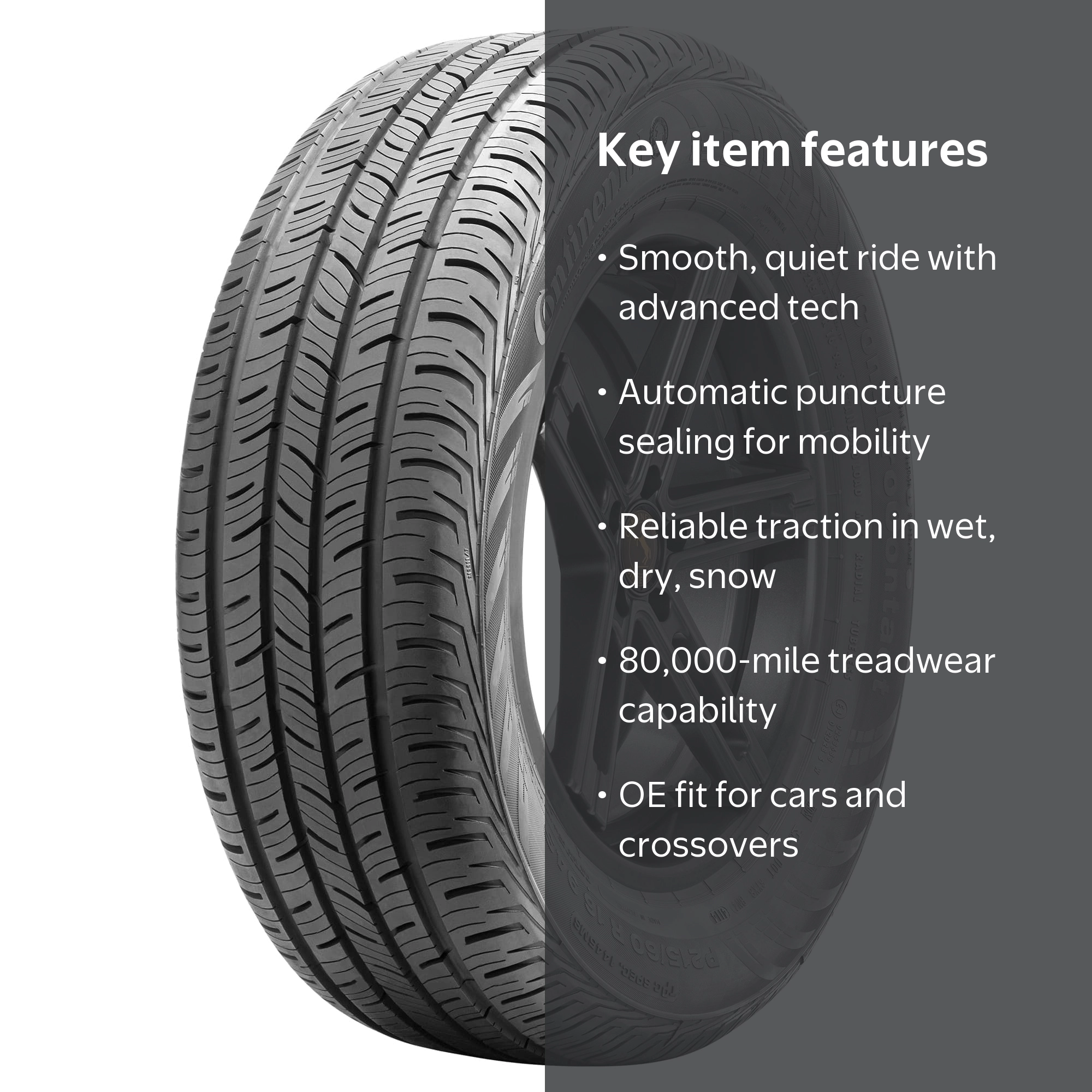 Free Shipping! Continental ContiProContact All Season P235/65R17