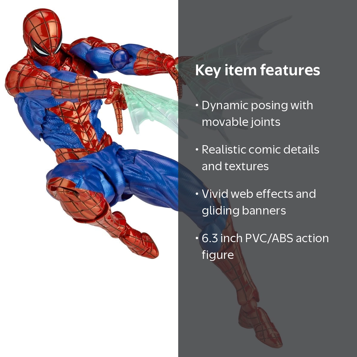 Revoltech Amazing Yamaguchi SpiderHeight Approx. 6.3 inches (160