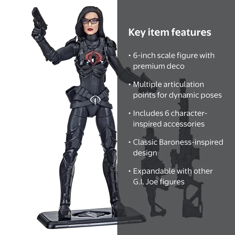 G.I. Joe Classified Series: Baroness Action Figure Toy for Kids