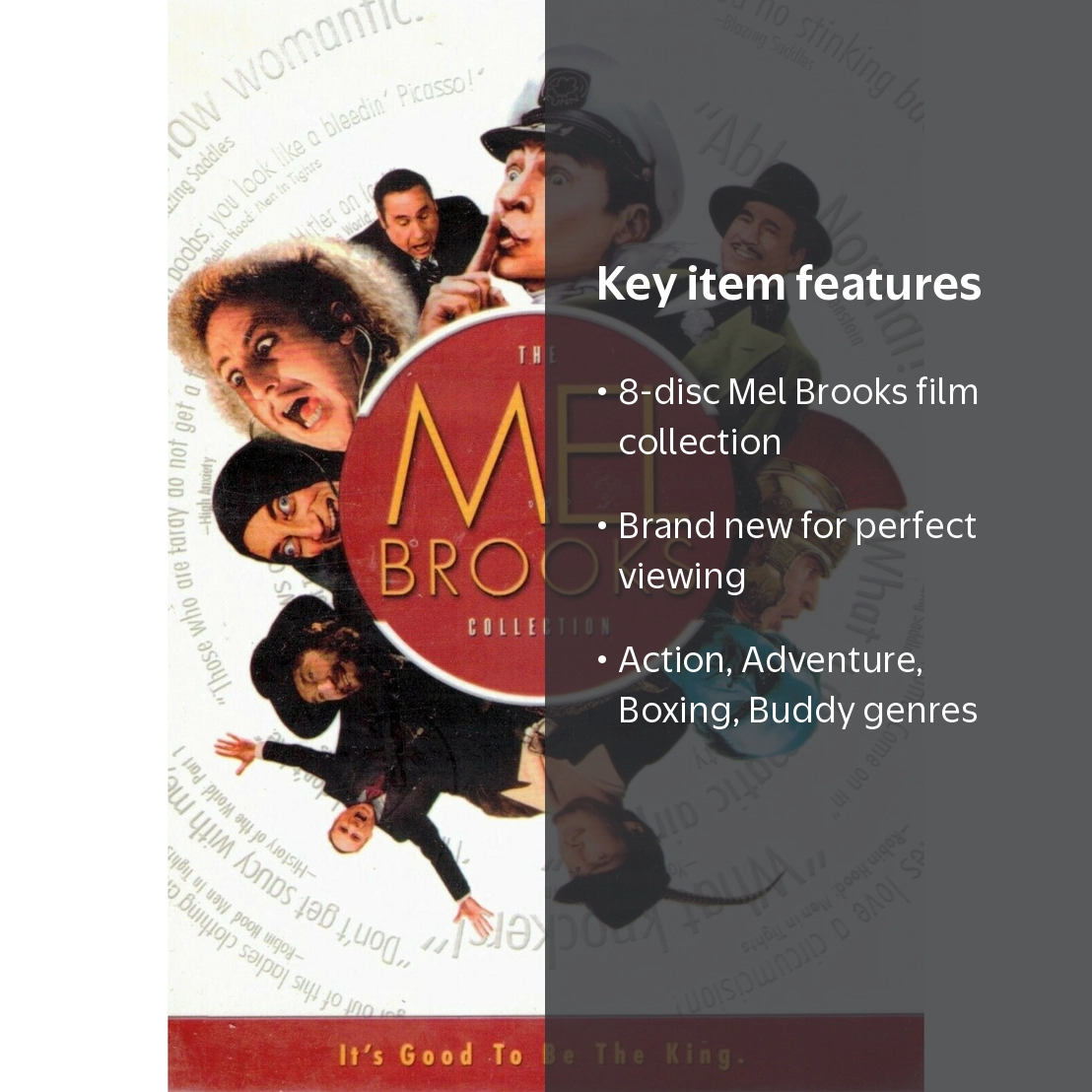 The Mel Brooks ( Movie Collection 8 DVD Box Set Brand New
