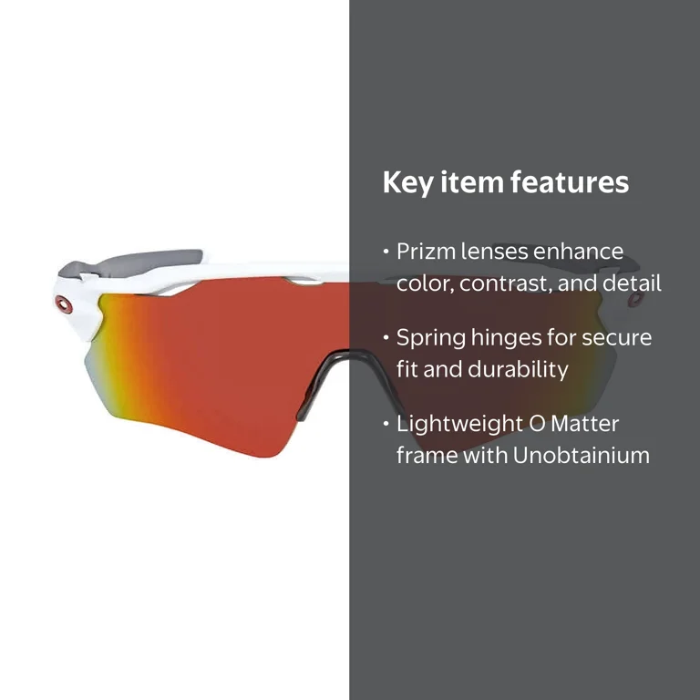 Oakley Men's Radar EV Path Sunglasses, Prizm Ruby Lenses, Sport