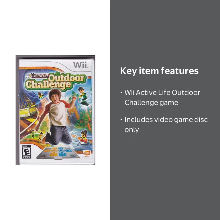 wii active life outdoor challenge [game only] - Walmart.com