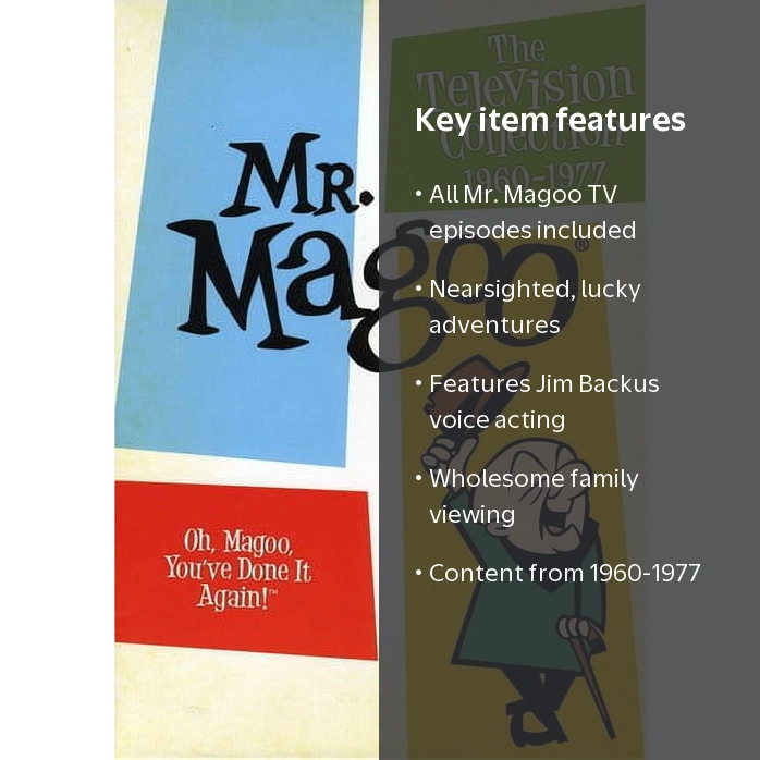 Mr. Magoo: The Television Collection 1960-1977 (DVD), Shout