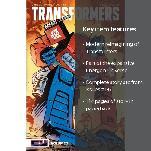 Transformers Vol. 1: Robots in Disguise, Book 1 (Paperback