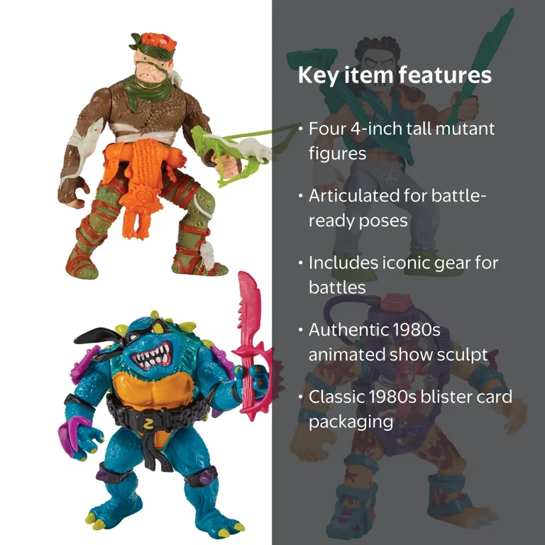 Teenage Mutant Ninja Turtles, Action Figures, Classic Mutant 4