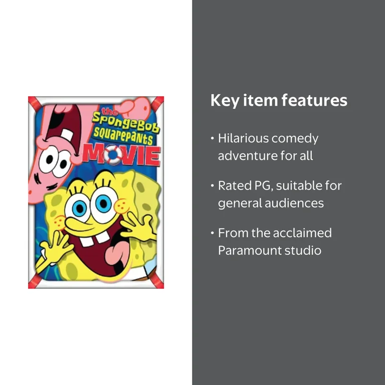 The SpongeBob SquarePants Movie - Walmart.com