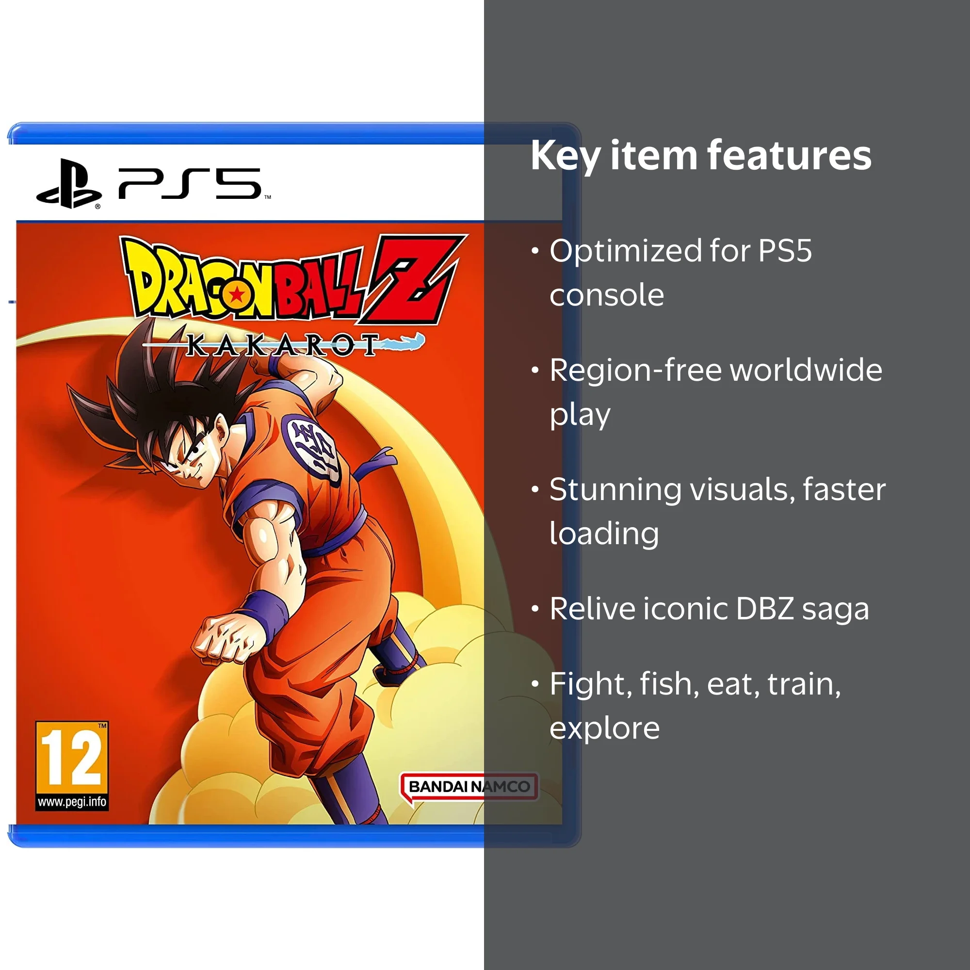 Bandai Namco, Video Game, Dragon Ball Z: Kakarot PS5 - Walmart.com