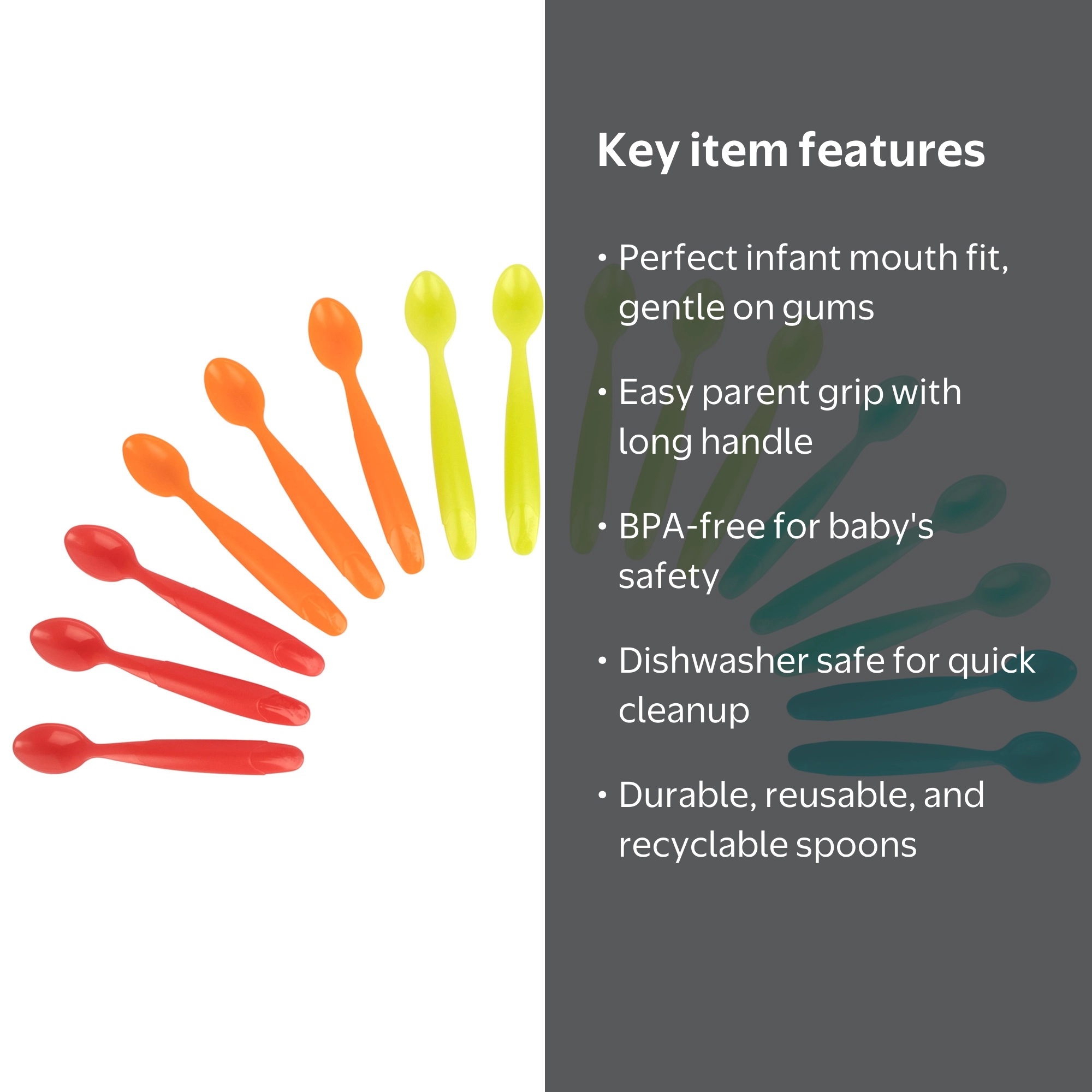 The First Years, Take & Toss Infant Spoons, 16 Pack - Walmart.com