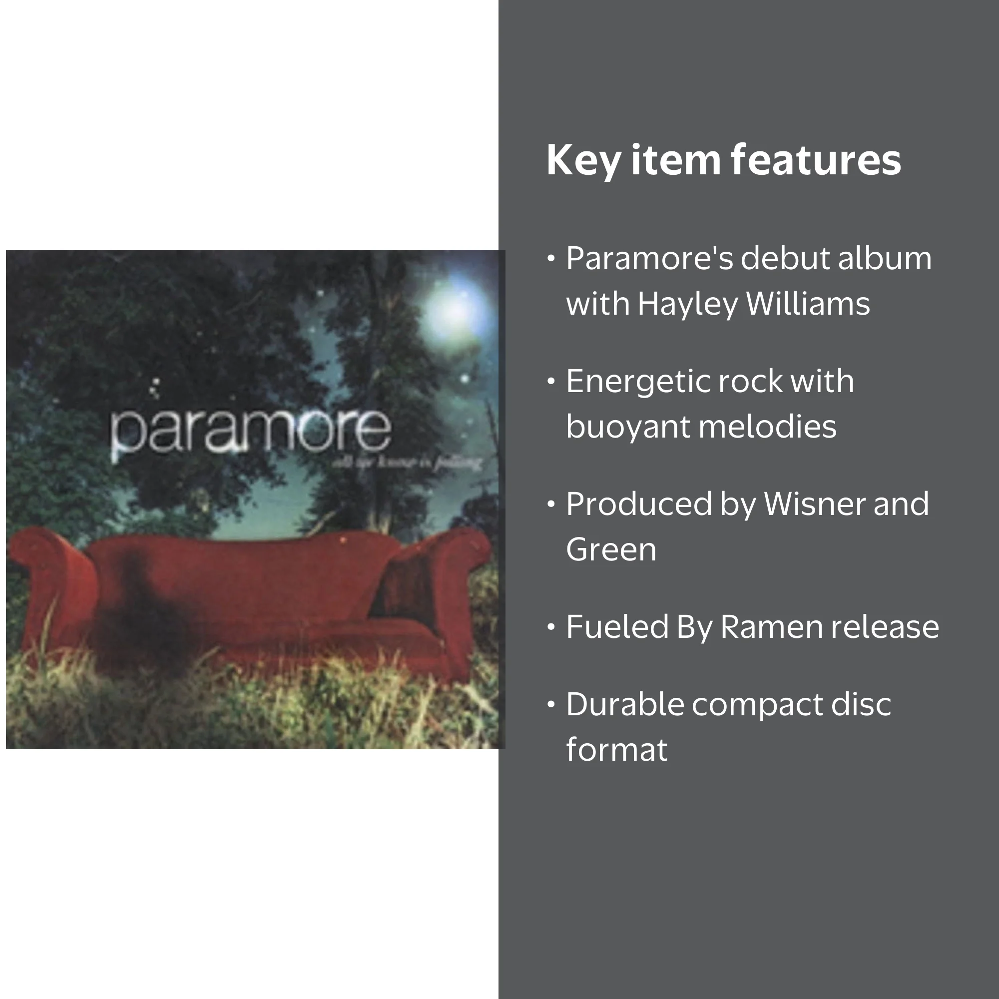 Paramore - All We Know Is Falling CD, Fueled By Ramen, Music