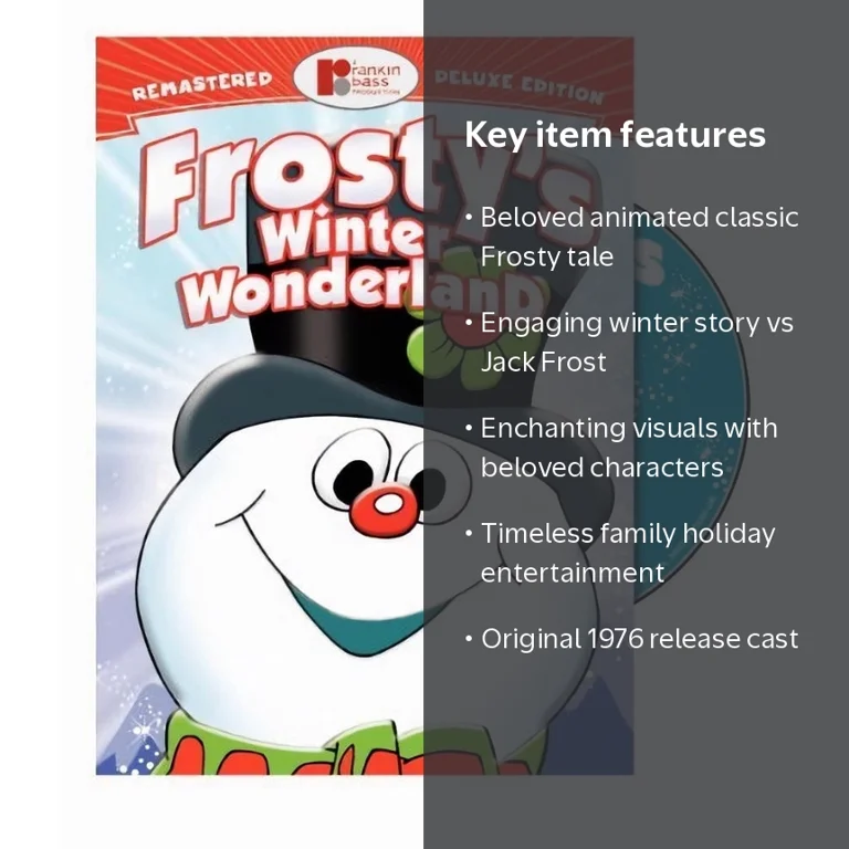 SDS, DVD, Warner Bros. Frosty's Winter Wonderland 1976, Deluxe