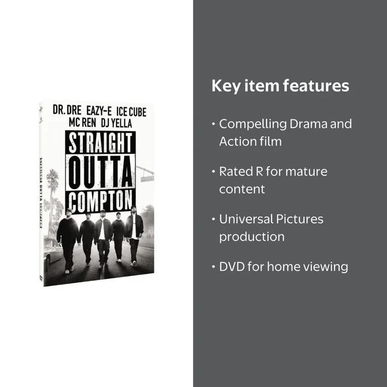 Straight Outta Compton (DVD) - Walmart.com