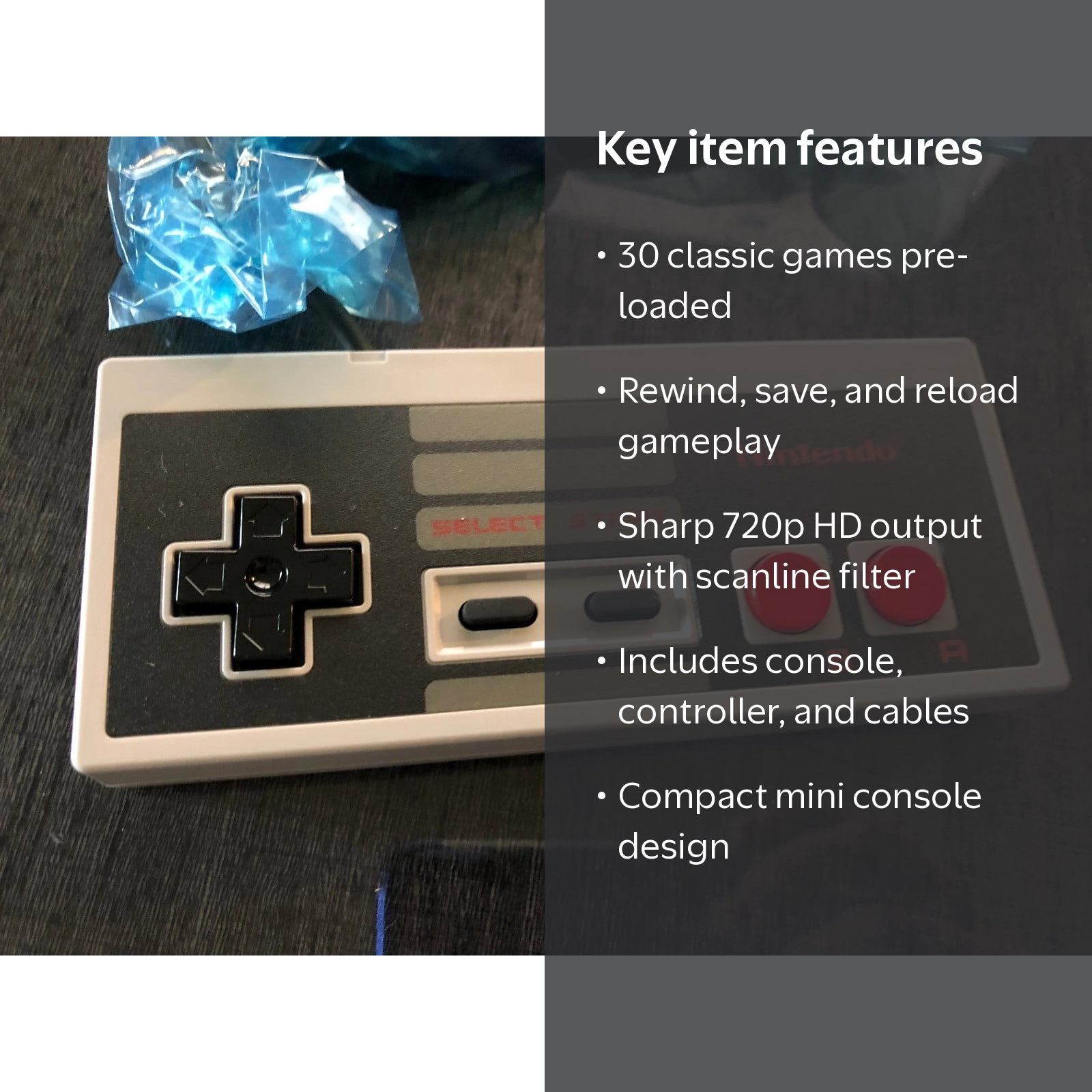 Nintendo Classic Edition NES Mini Game Console - Walmart.com