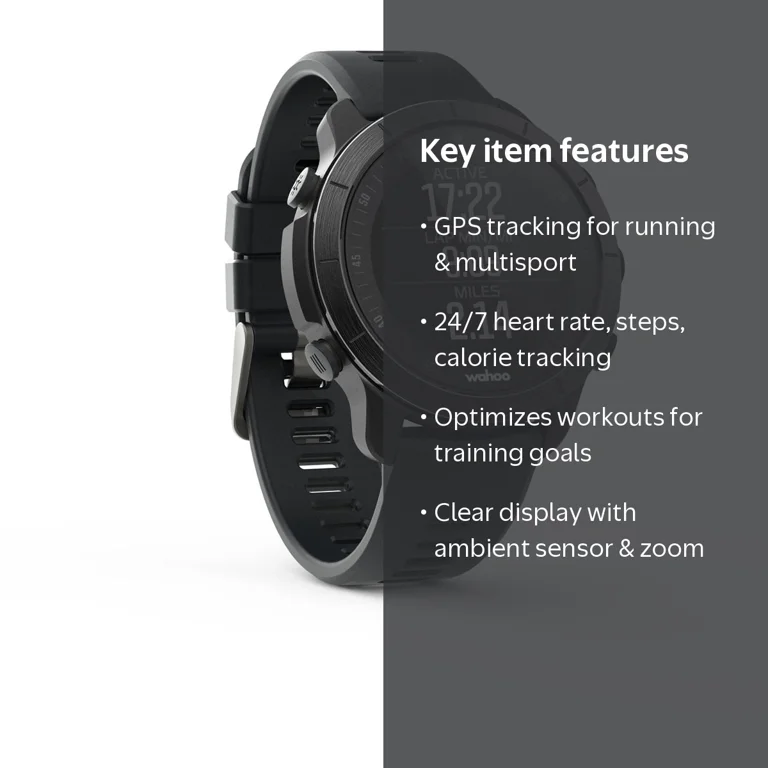 Wahoo Fitness, ELEMNT Rival Running Multisport GPS Smartwatch