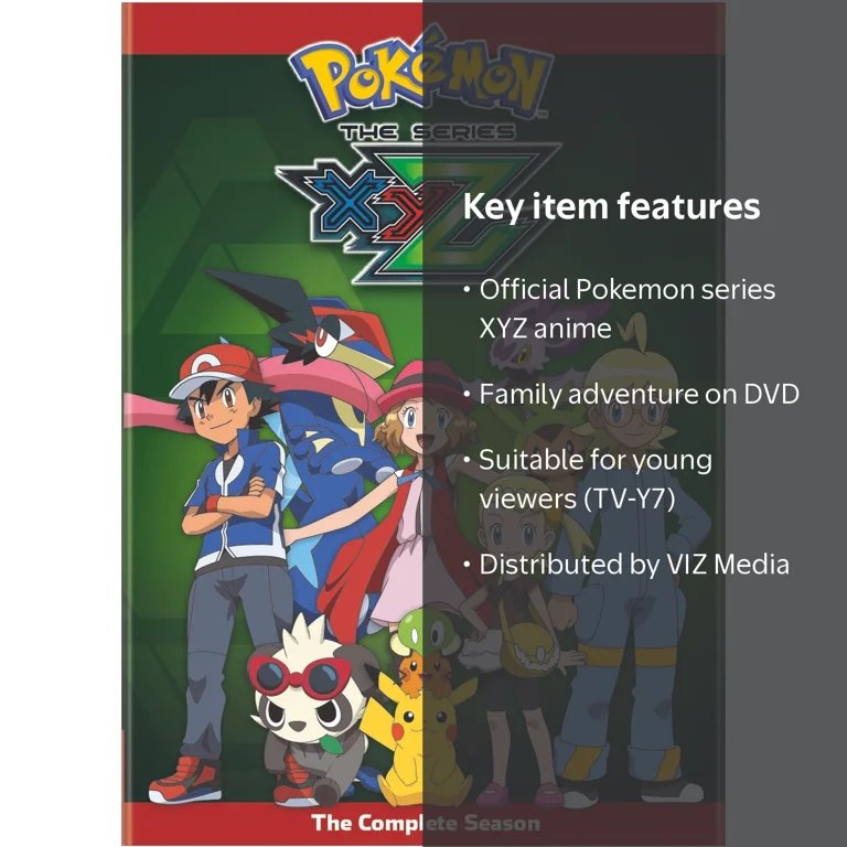 SDS, Pokemon The Series: XYZ DVD, Family Adventure Anime, VIZ