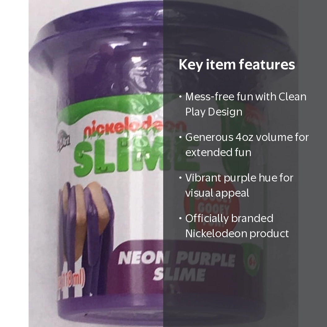 Nickelodeon 4oz Slime Purple by Cra-Z-Art - Walmart.com