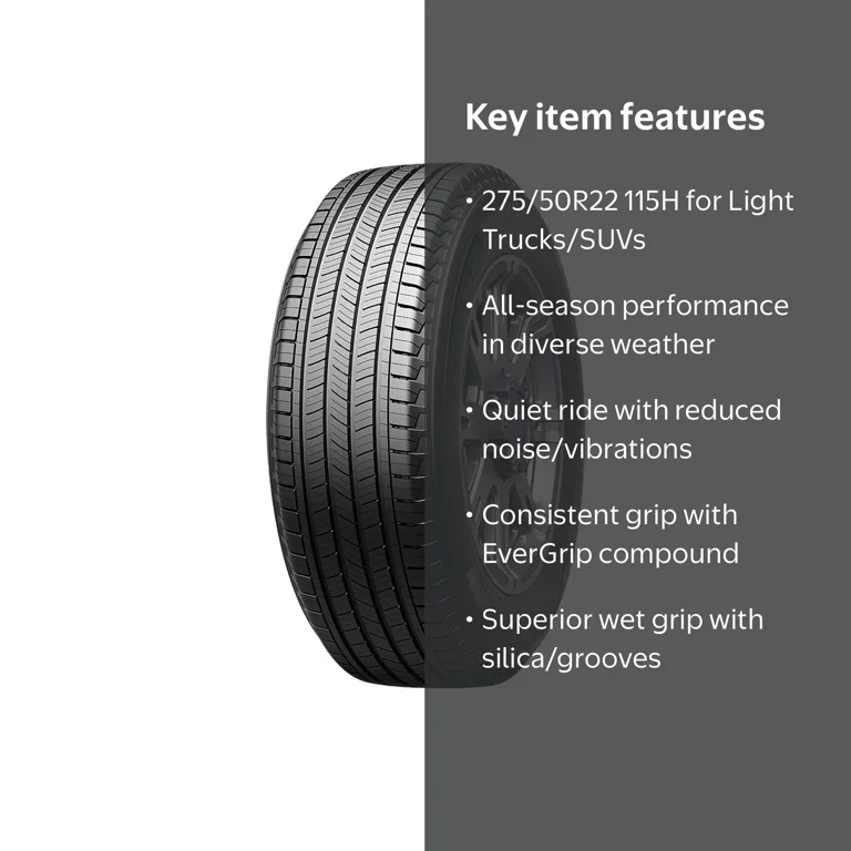 Michelin Primacy LTX 275/50R22XL 115H Light Truck & SUV Tire