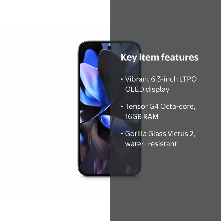 No Plan-Unlocked Device, Google, Pixel 9 Pro, Cell Phone, 128GB