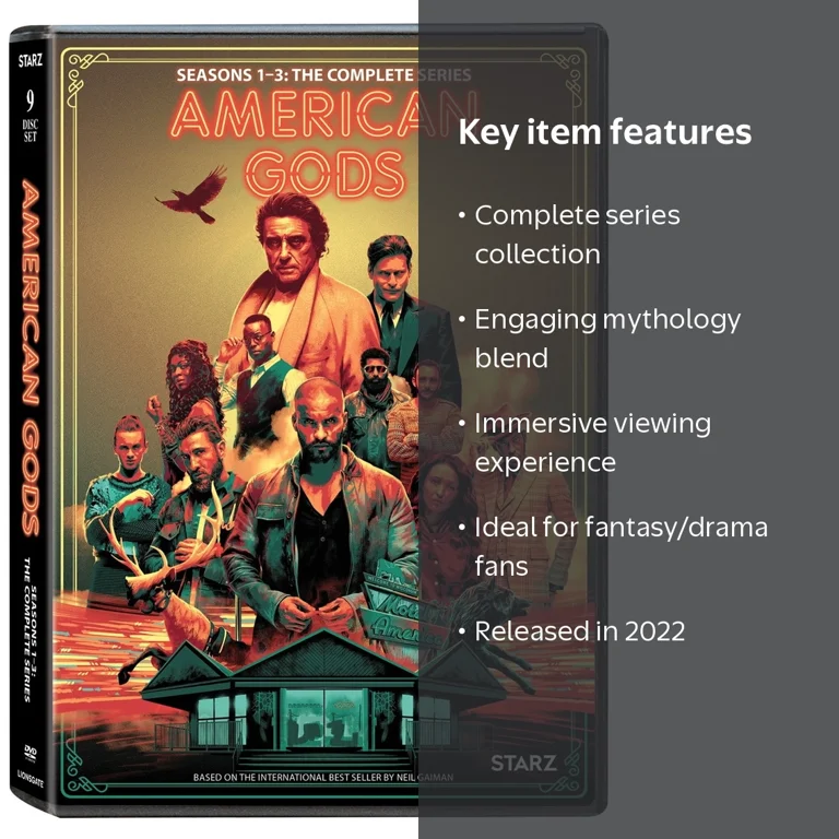 Lionsgate American Gods: Complete Collection, 2022, DVD - Walmart.com
