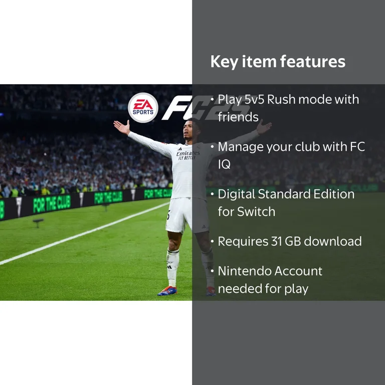 EA Sports FC 25: Standard Edition - Nintendo Switch [Digital