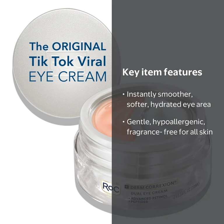 RoC, Under Eye Cream, 0.68 oz, Dark Circles and Puffy Eyes