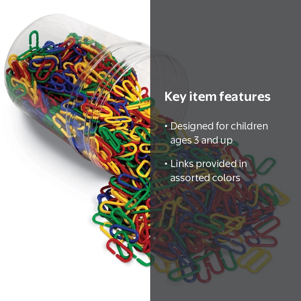 nanren3321812 6本セット② Learning Resources Link N Learn Links, Assorted Colors, Set of 500