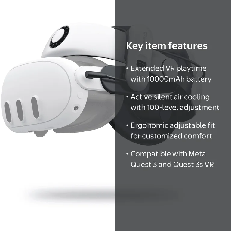 BOBOVR, Head Strap, 10000mAh Battery, Wireless VR Accessories